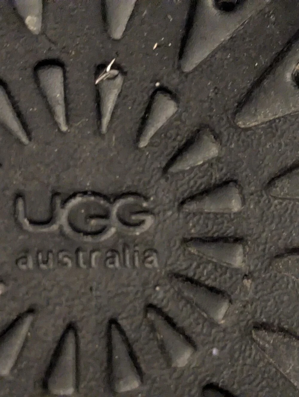 UGG Australia Cardy Women's Classic Black Knit Boots. Size 10.